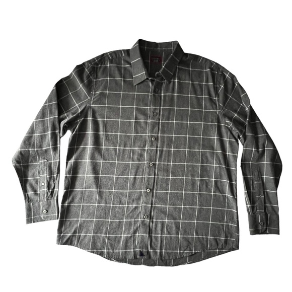 UNTUCKit Grey Flannel Windowpane Check | XXL - Picture 2 of 8